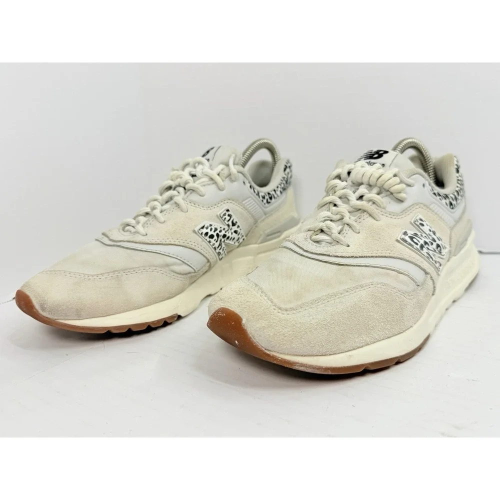 New Balance 997H Snow Leopard Women's 8 Cream Animal Print CW997HWD